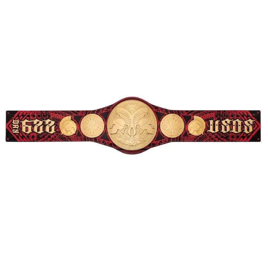 The Usos 622-Day Longest Reigning Tag Team Title Belt Championship Belt WWF Belt