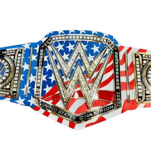 WWE United States USA Flag Printed Strap Championship Belt Championship Belt WWF Belt