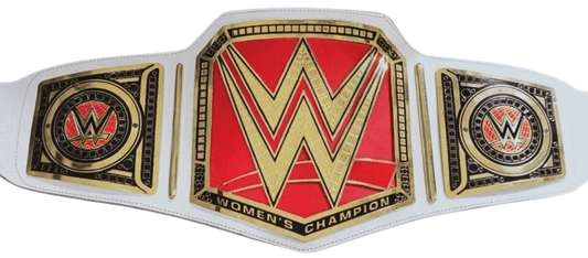 WWE Women Wrestling Championship White & Red Belt Championship Belt WWF Belt