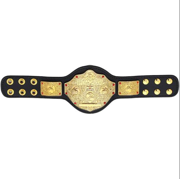 WWE Big Gold World Heavyweight Championship Mini Replica Title Belt Championship Belt WWF Belt