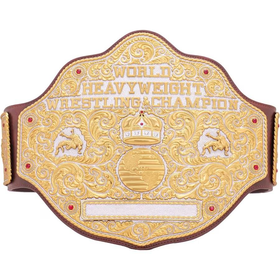 WWE Big Gold World Heavyweight Championship Title Belt Championship Belt WWF Belt