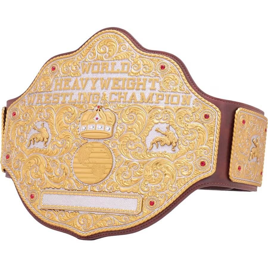 WWE Big Gold World Heavyweight Championship Title Belt Championship Belt WWF Belt