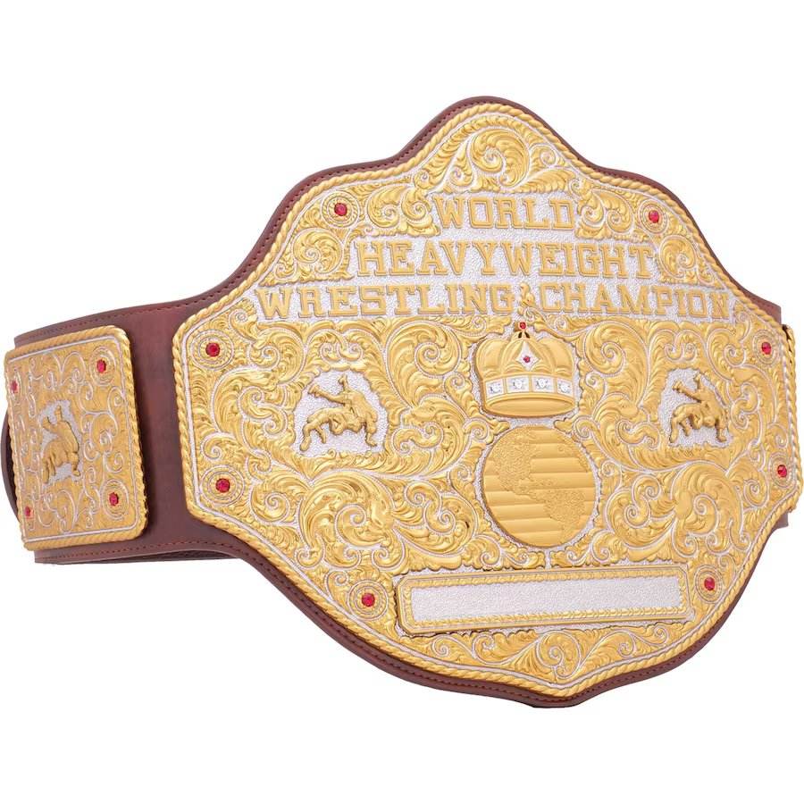 WWE Big Gold World Heavyweight Championship Title Belt Championship Belt WWF Belt