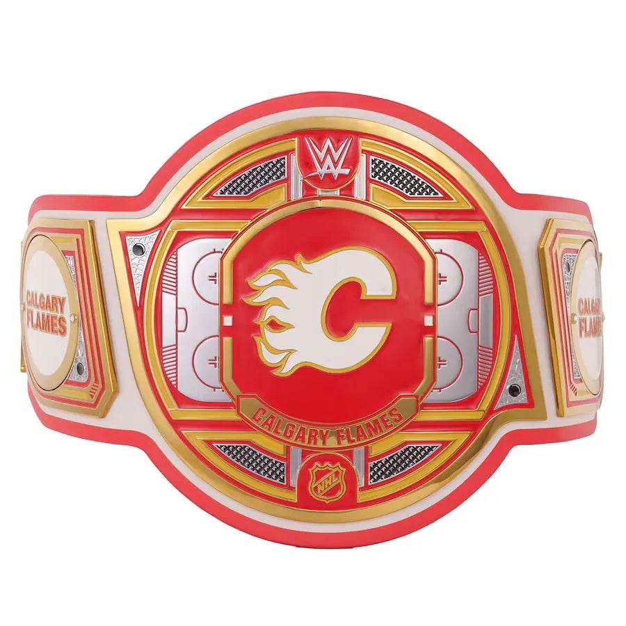 WWE Calgary Flames NHL Legacy Championship Title Belt Championship Belt WWF Belt