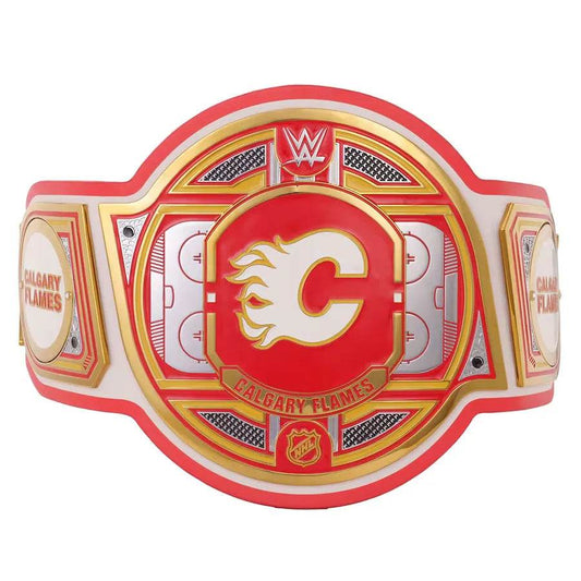 WWE Calgary Flames NHL Legacy Championship Title Belt Championship Belt WWF Belt