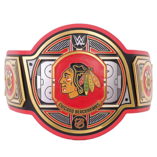 WWE Chicago Blackhawks NHL Legacy Championship Title Belt Championship Belt WWF Belt