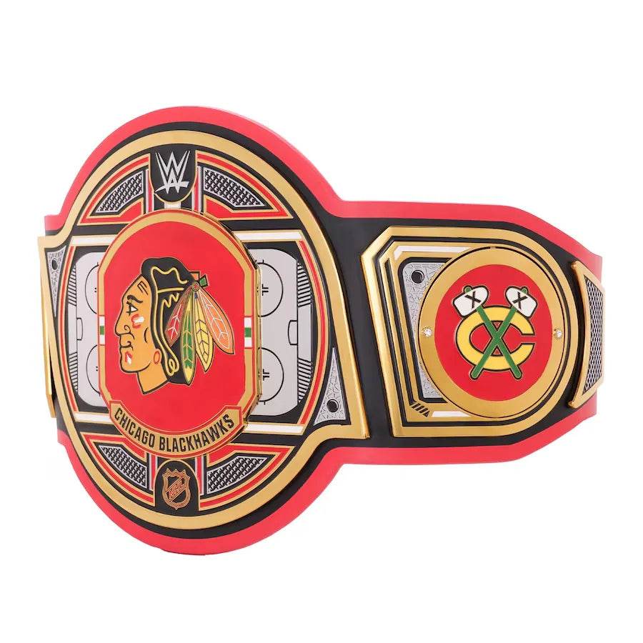 WWE Chicago Blackhawks NHL Legacy Championship Title Belt Championship Belt WWF Belt