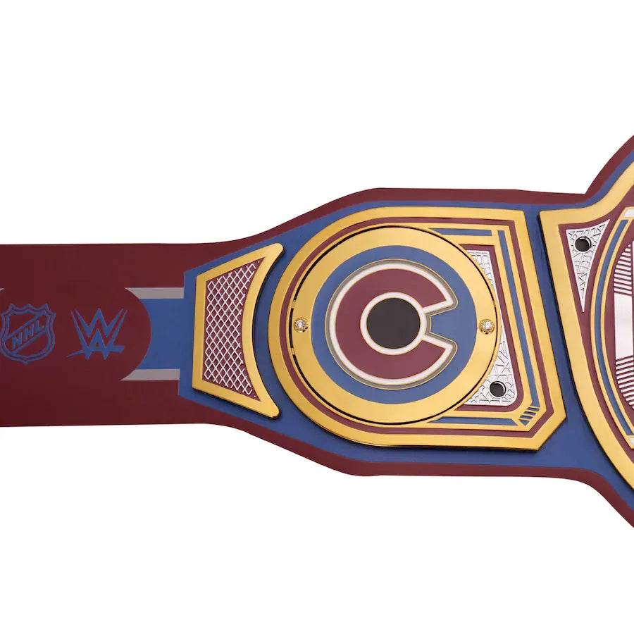 WWE Colorado Avalanche NHL Legacy Championship Title Belt Championship Belt WWF Belt