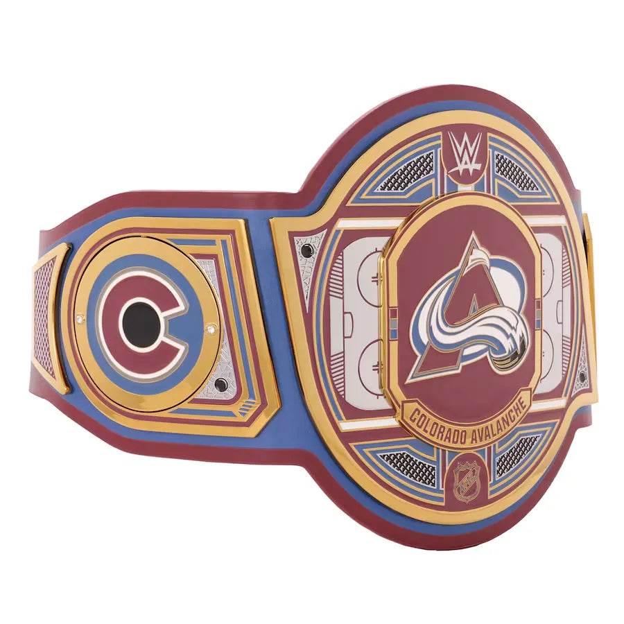 WWE Colorado Avalanche NHL Legacy Championship Title Belt Championship Belt WWF Belt