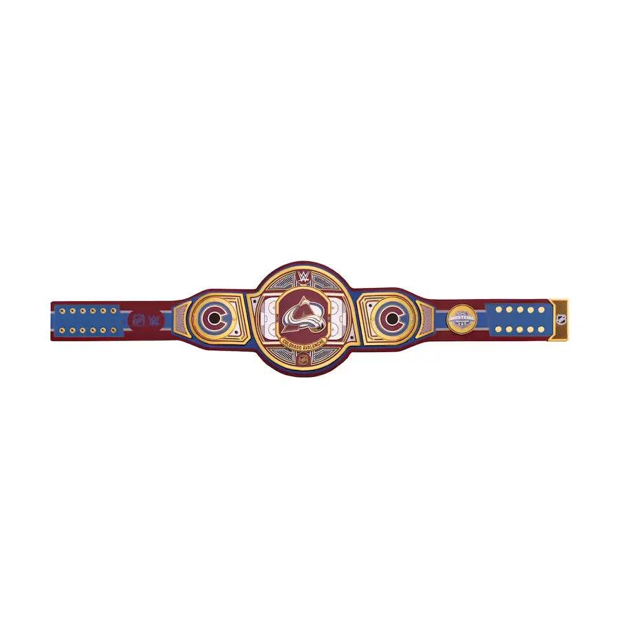 WWE Colorado Avalanche NHL Legacy Championship Title Belt Championship Belt WWF Belt