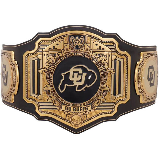 WWE Colorado Buffaloes College Legacy Championship Title Belt Championship Belt WWF Belt
