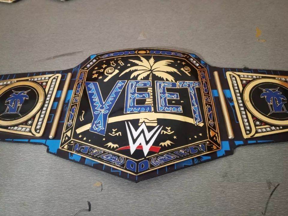 WWE Jey Uso YEET Championship Replica Title Belt Championship Belt WWF Belt