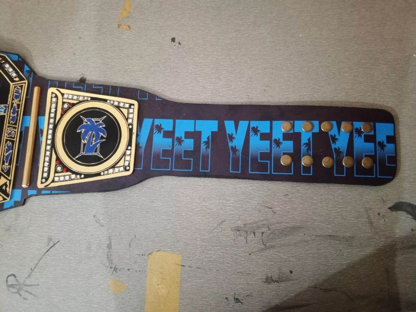 WWE Jey Uso YEET Championship Replica Title Belt Championship Belt WWF Belt