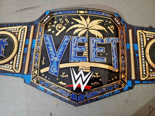 WWE Jey Uso YEET Championship Replica Title Belt Championship Belt WWF Belt