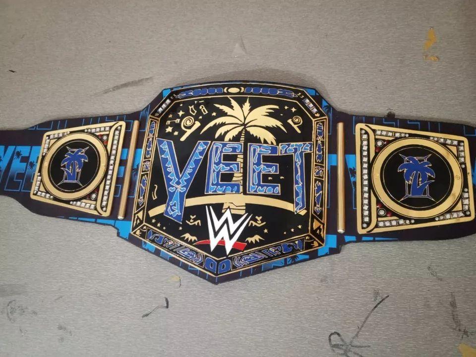 WWE Jey Uso YEET Championship Replica Title Belt Championship Belt WWF Belt