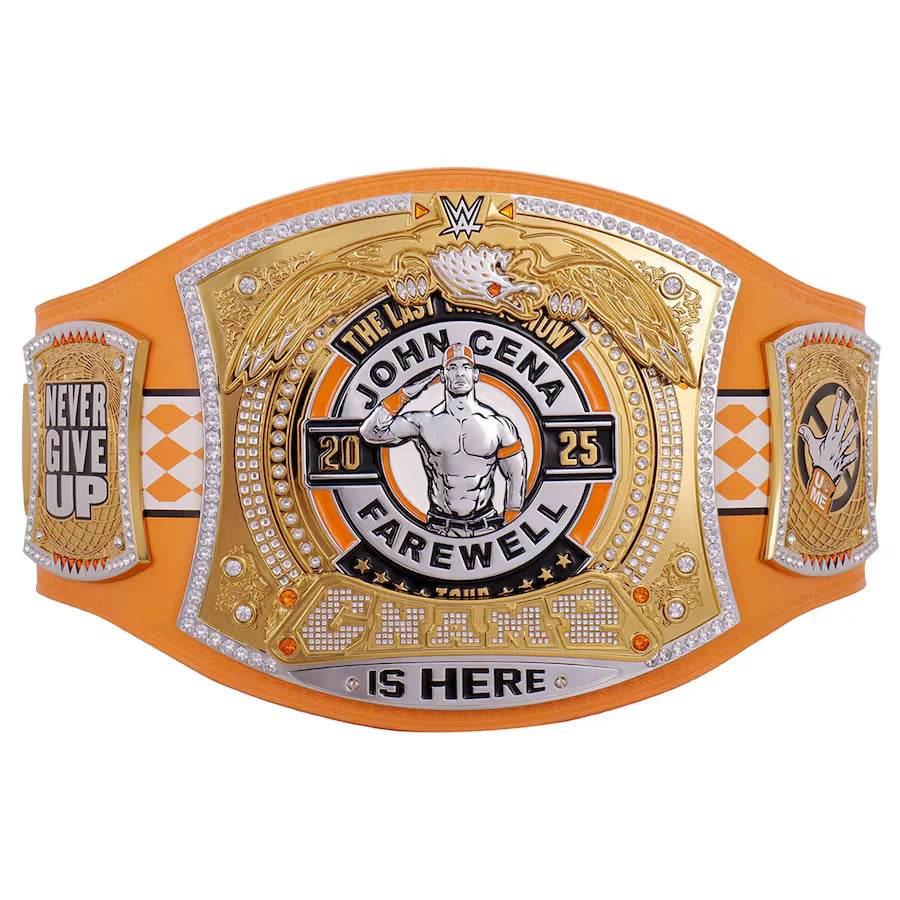 WWE John Cena Farewell Tour 2025 Knoxville Spinner Championship Belt Championship Belt WWF Belt
