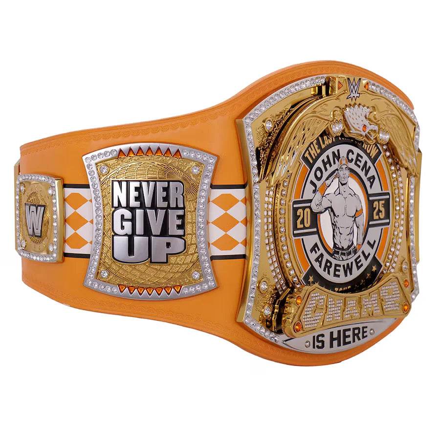 WWE John Cena Farewell Tour 2025 Knoxville Spinner Championship Belt Championship Belt WWF Belt