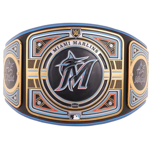 WWE Miami Marlins MLB Legacy Championship Title Belt Championship Belt WWF Belt