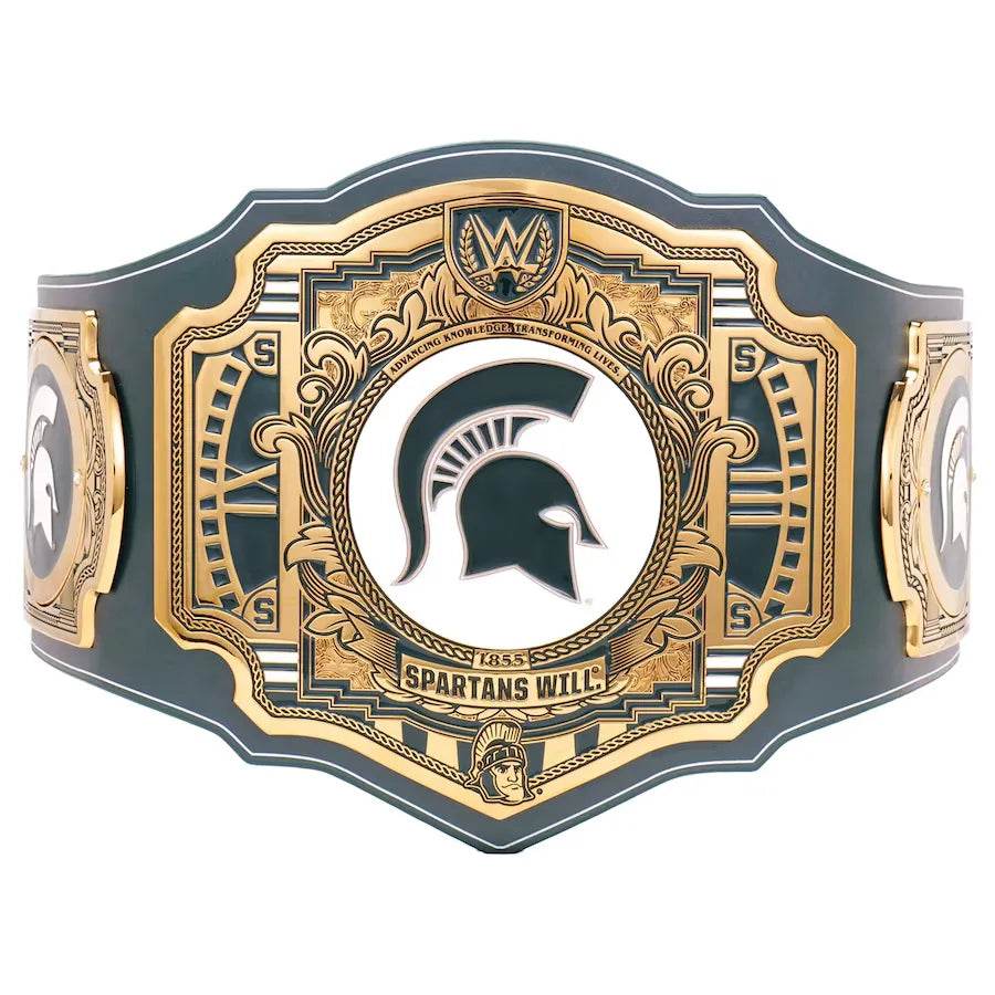WWE Michigan State Spartans College Legacy Championship Belt Championship Belt WWF Belt