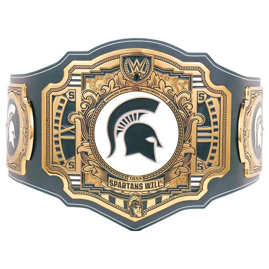 WWE Michigan State Spartans College Legacy Championship Belt Championship Belt WWF Belt