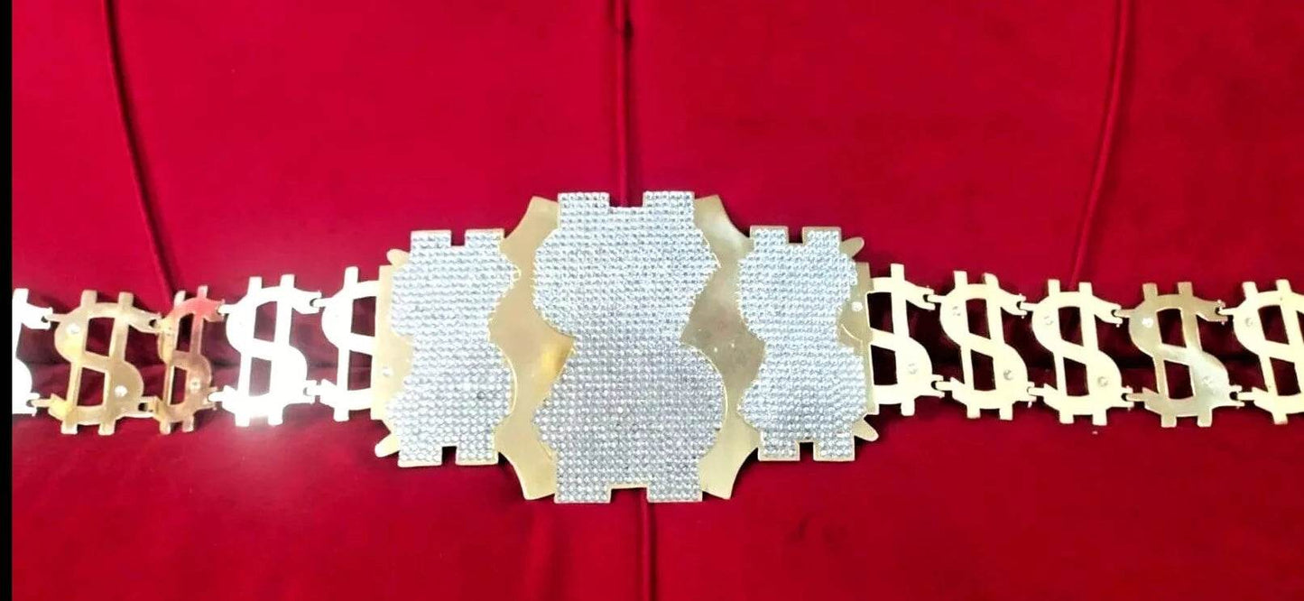 WWE Million Dollar Ted DiBiase Championship Title Belt Championship Belt WWF Belt
