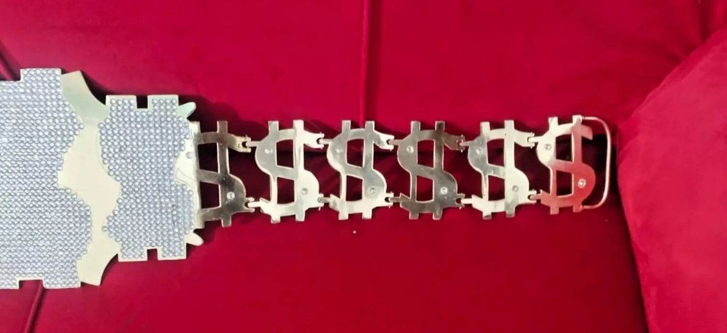 WWE Million Dollar Ted DiBiase Championship Title Belt Championship Belt WWF Belt