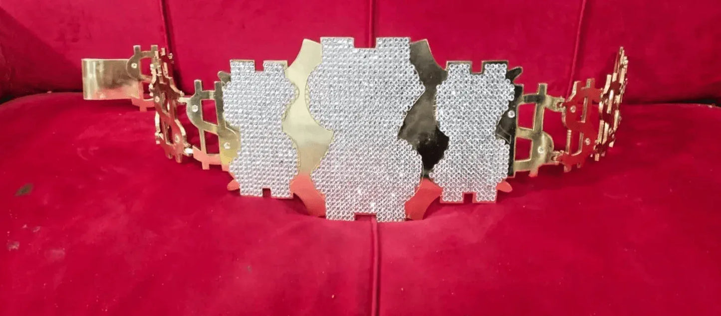 WWE Million Dollar Ted DiBiase Championship Title Belt Championship Belt WWF Belt