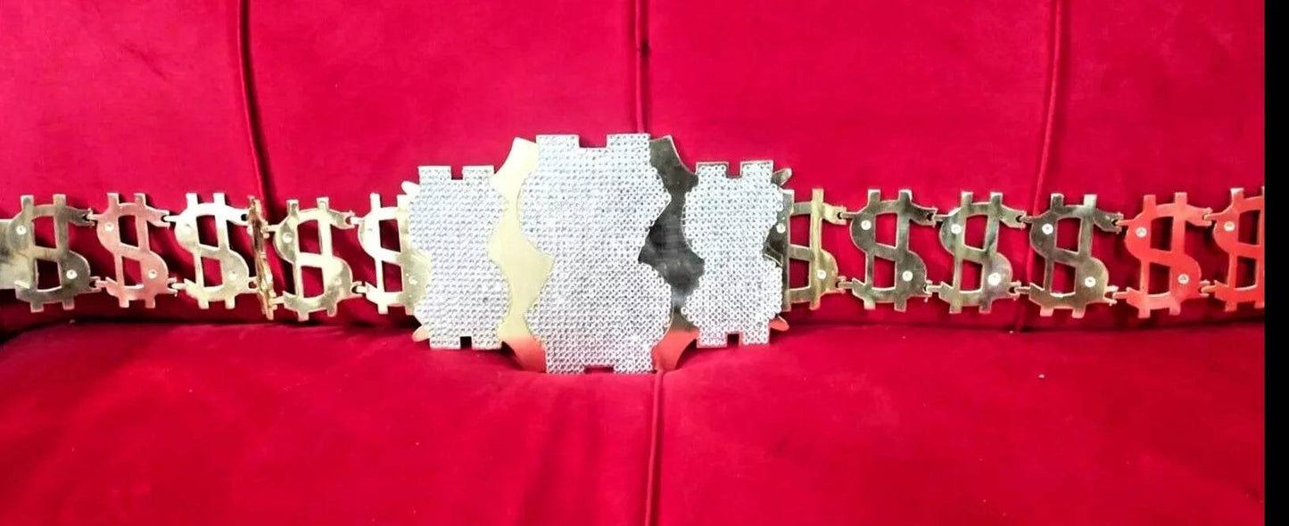 WWE Million Dollar Ted DiBiase Championship Title Belt Championship Belt WWF Belt