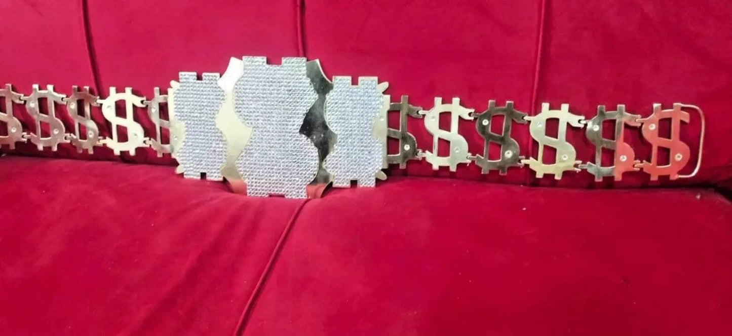 WWE Million Dollar Ted DiBiase Championship Title Belt Championship Belt WWF Belt