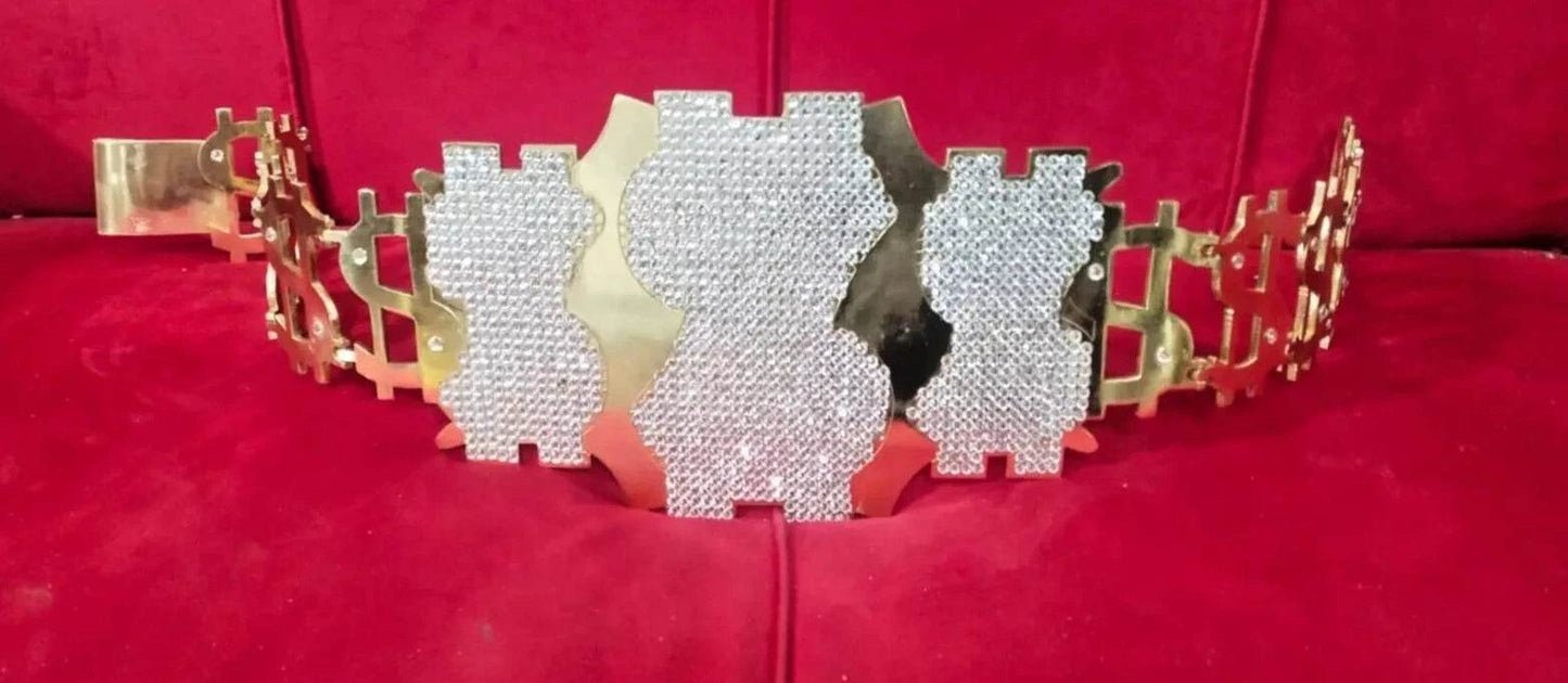 WWE Million Dollar Ted DiBiase Championship Title Belt Championship Belt WWF Belt