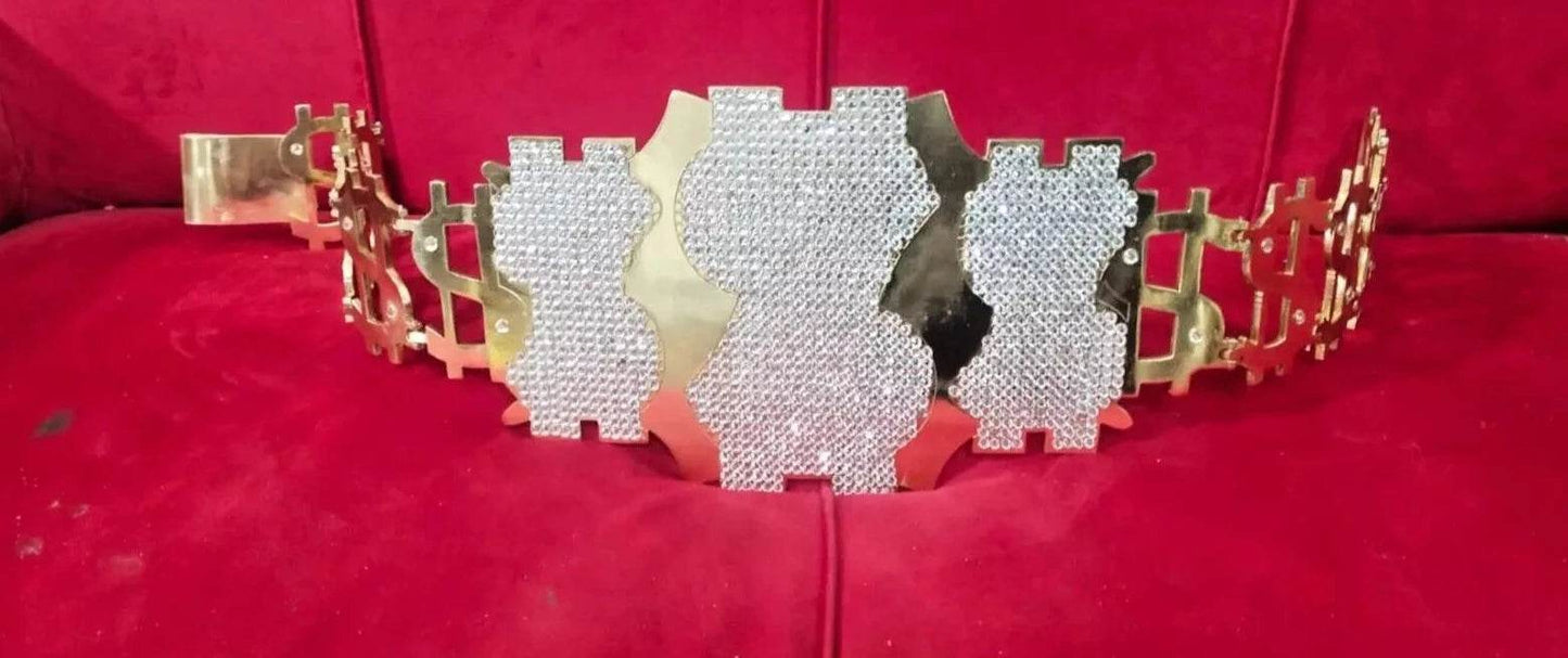 WWE Million Dollar Ted DiBiase Championship Title Belt Championship Belt WWF Belt