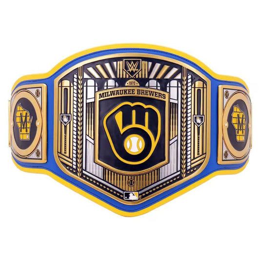 WWE Milwaukee Brewers MLB Legacy Championship Title Belt Championship Belt WWF Belt