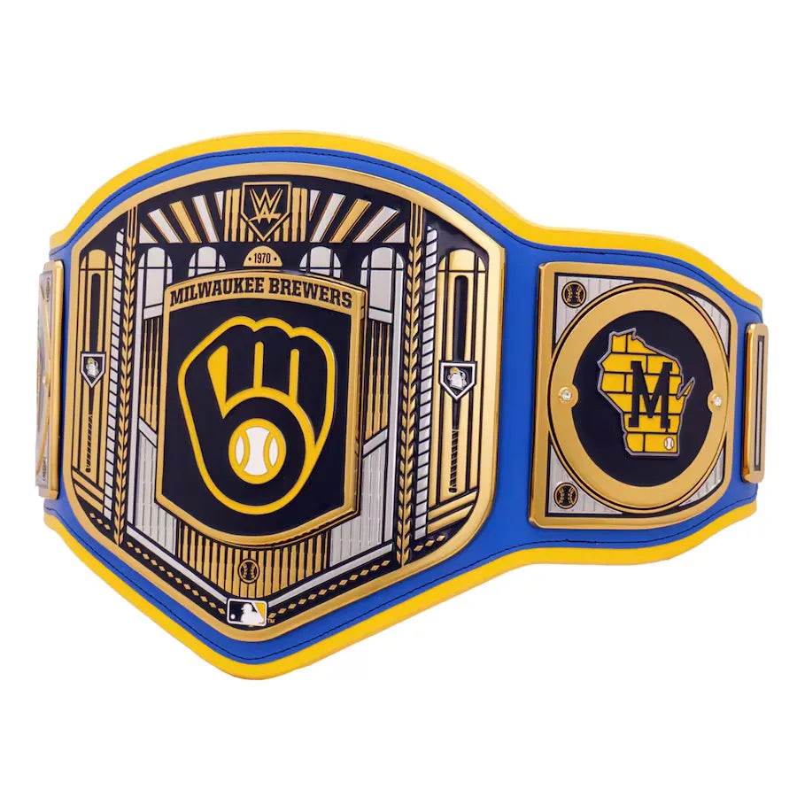 WWE Milwaukee Brewers MLB Legacy Championship Title Belt Championship Belt WWF Belt