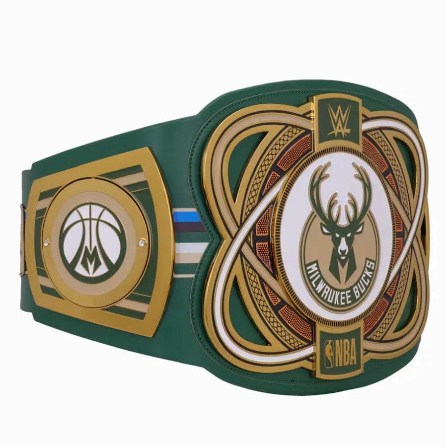 WWE Milwaukee Bucks NBA Legacy Championship Title Belt Championship Belt WWF Belt