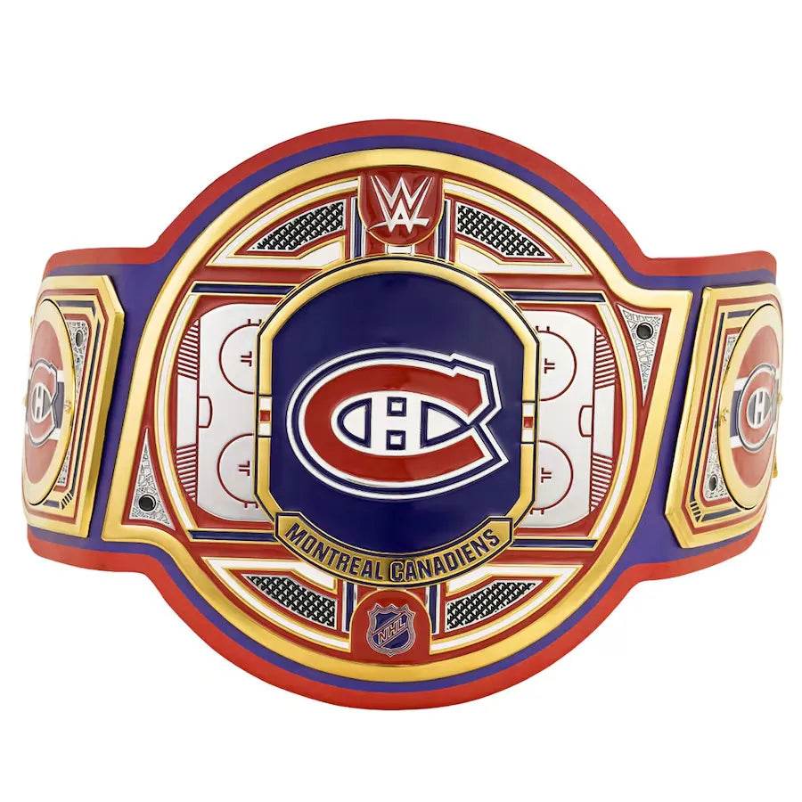 WWE Montreal Canadiens NHL Legacy Championship Title Belt Championship Belt WWF Belt