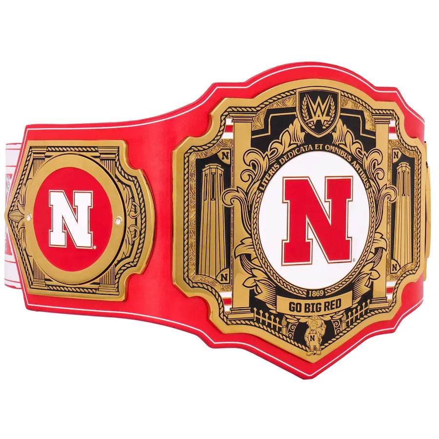 WWE Nebraska Huskers College Legacy Championship Title Belt Championship Belt WWF Belt