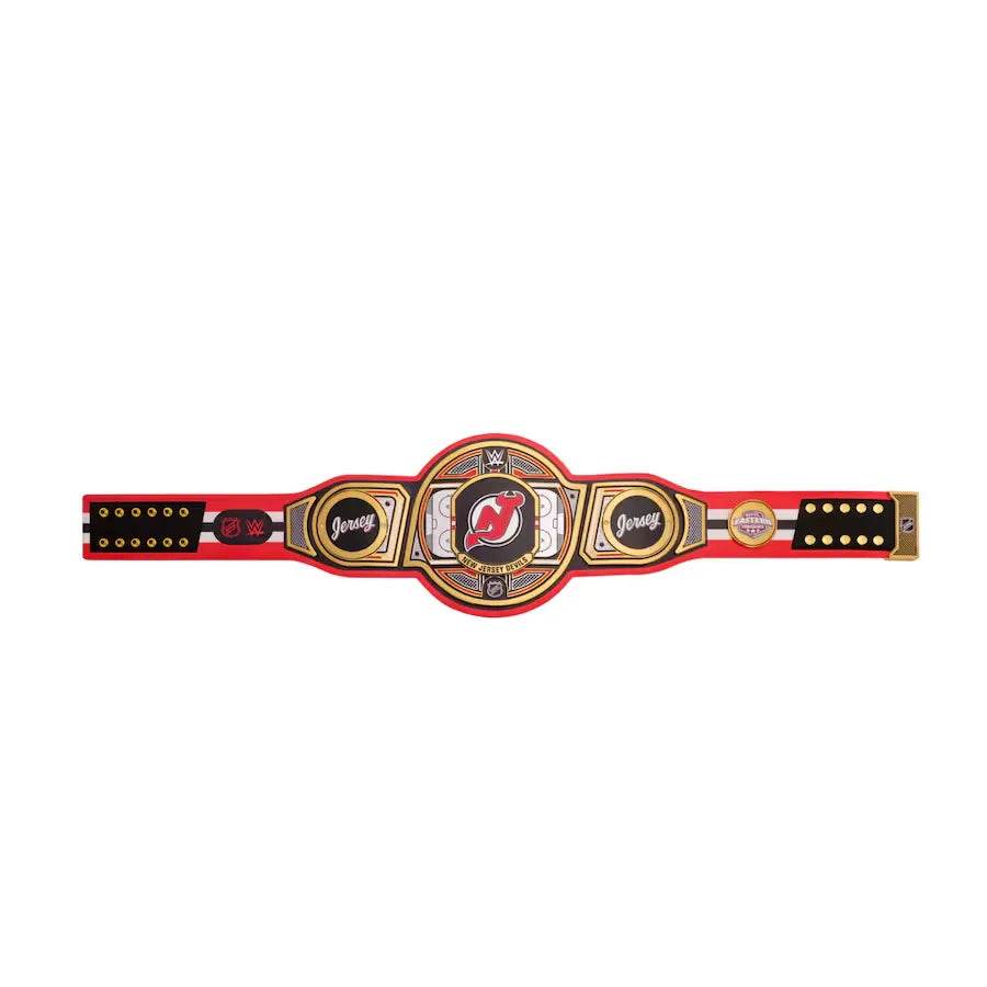 WWE New Jersey Devils NHL Legacy Championship Title Belt Championship Belt WWF Belt
