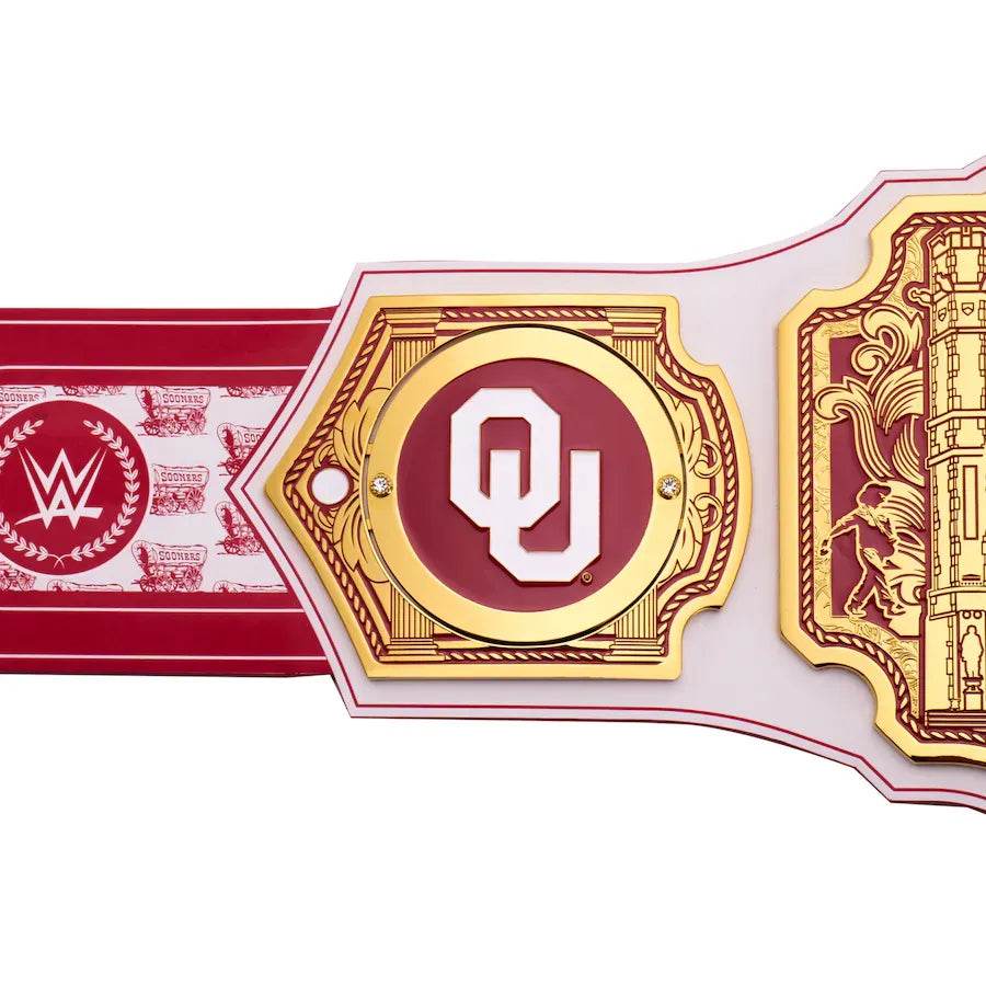 WWE Oklahoma Sooners College Legacy Championship Title Belt Championship Belt WWF Belt