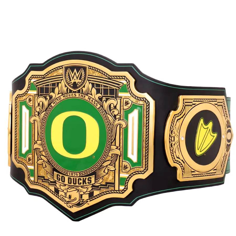 WWE Oregon Ducks College Legacy Championship Title Belt Championship Belt WWF Belt