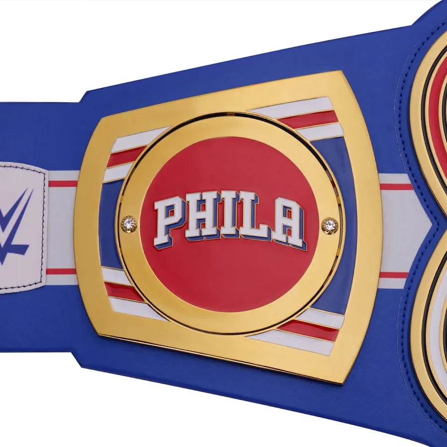 WWE Philadelphia 76ers NBA Legacy Championship Title Belt Championship Belt WWF Belt