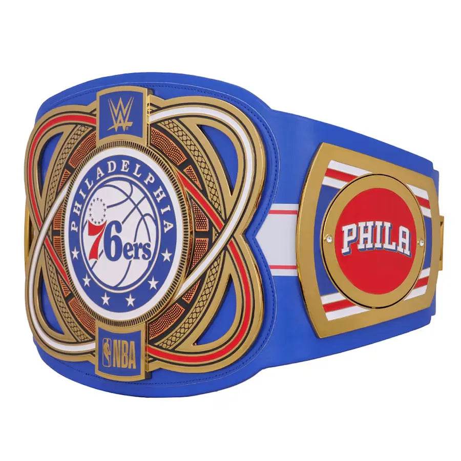 WWE Philadelphia 76ers NBA Legacy Championship Title Belt Championship Belt WWF Belt