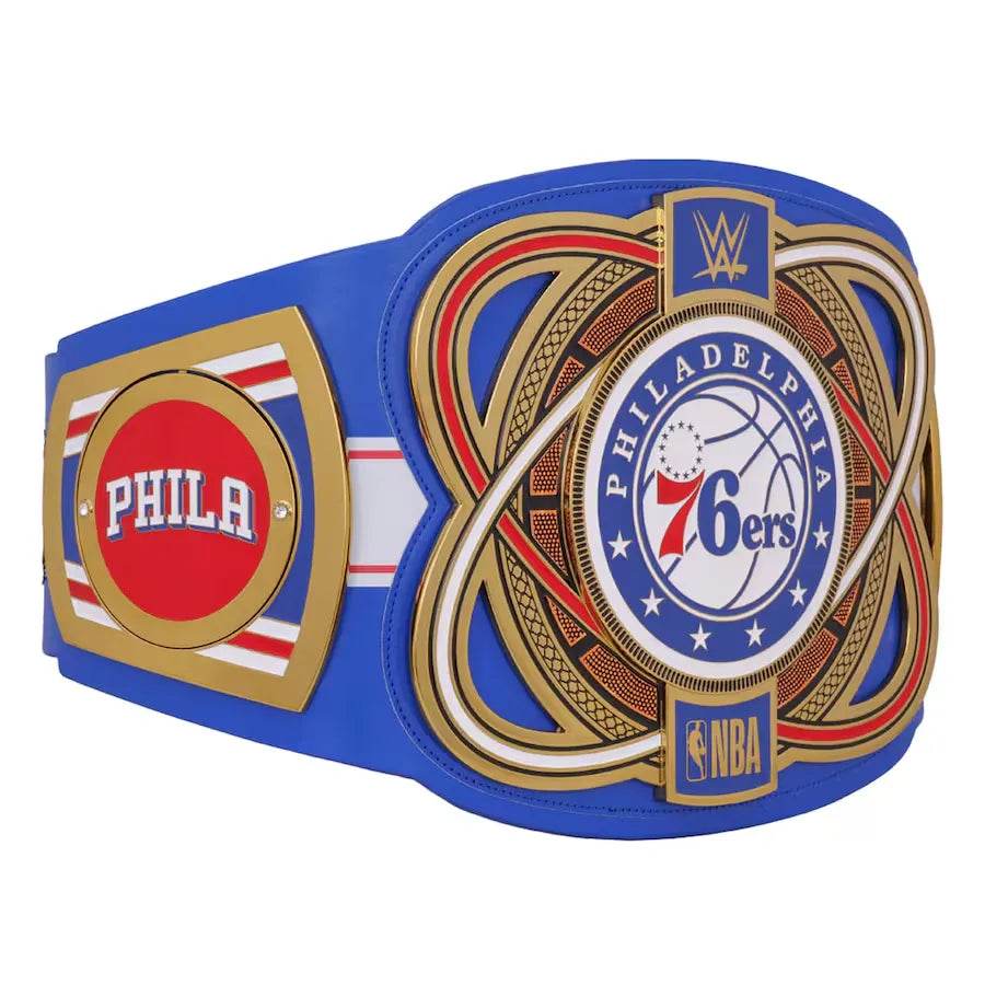 WWE Philadelphia 76ers NBA Legacy Championship Title Belt Championship Belt WWF Belt