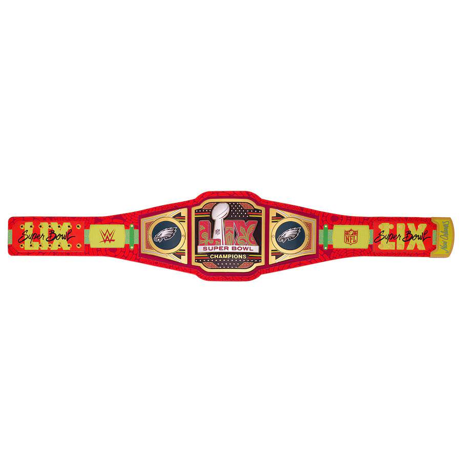 WWE Philadelphia Eagles Super Bowl LIX Legacy Championship Belt Championship Belt WWF Belt