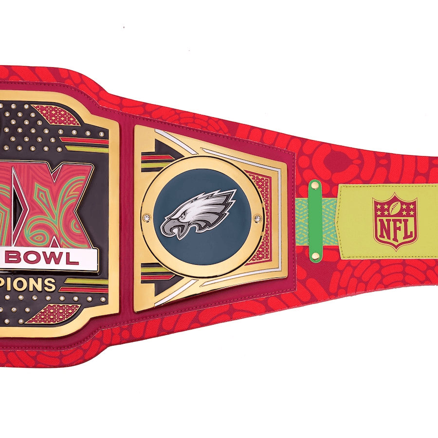WWE Philadelphia Eagles Super Bowl LIX Legacy Championship Belt Championship Belt WWF Belt