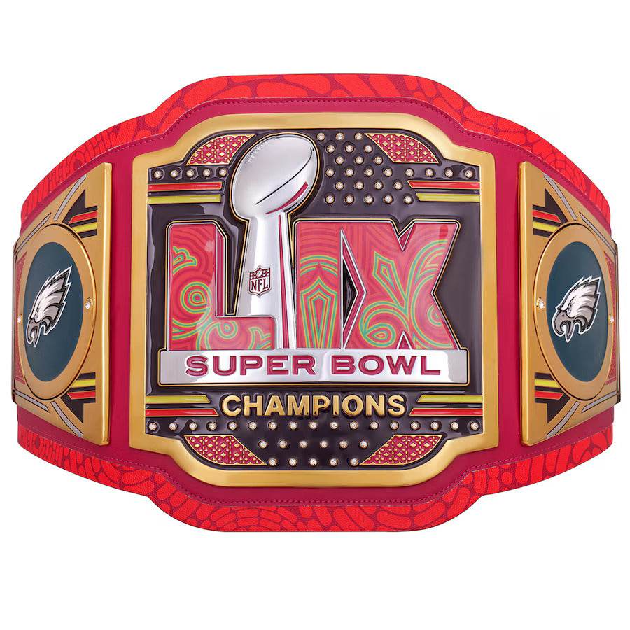 WWE Philadelphia Eagles Super Bowl LIX Legacy Championship Belt Championship Belt WWF Belt