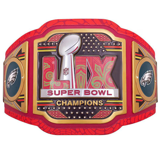 WWE Philadelphia Eagles Super Bowl LIX Legacy Championship Belt Championship Belt WWF Belt
