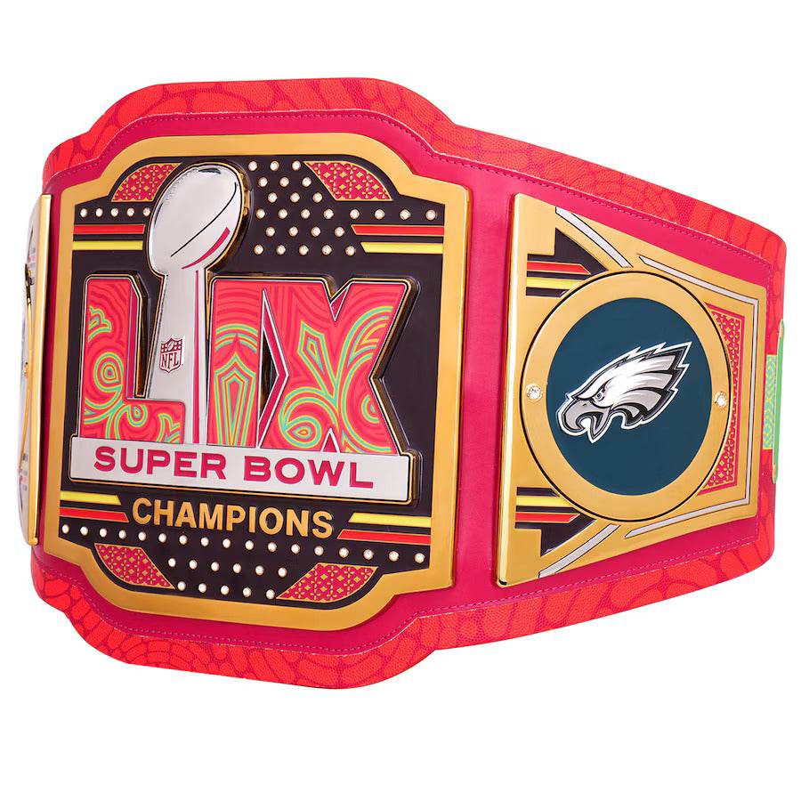 WWE Philadelphia Eagles Super Bowl LIX Legacy Championship Belt Championship Belt WWF Belt