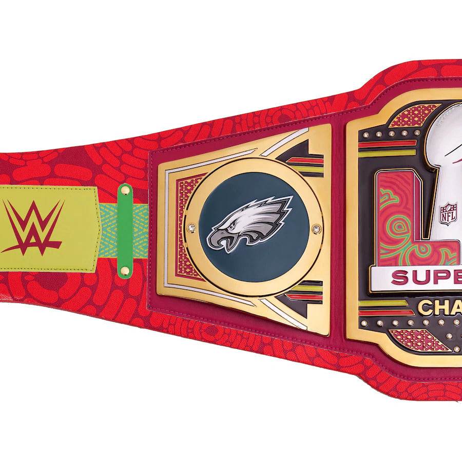 WWE Philadelphia Eagles Super Bowl LIX Legacy Championship Belt Championship Belt WWF Belt