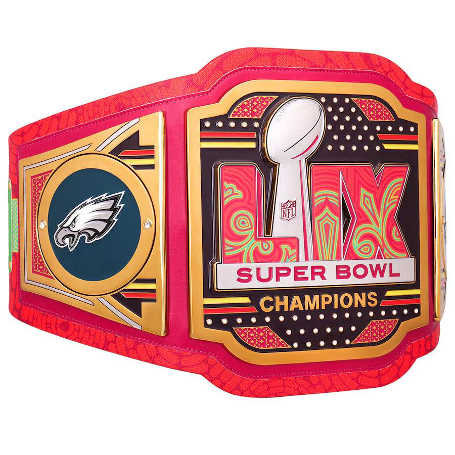 WWE Philadelphia Eagles Super Bowl LIX Legacy Championship Belt Championship Belt WWF Belt