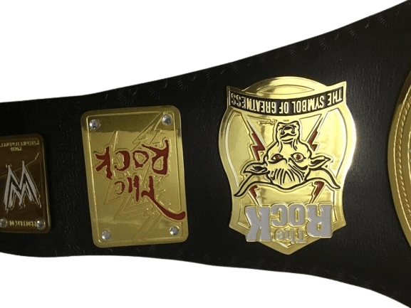 WWE Rock Brahma Bull Wrestling Championship Belt Championship Belt WWF Belt